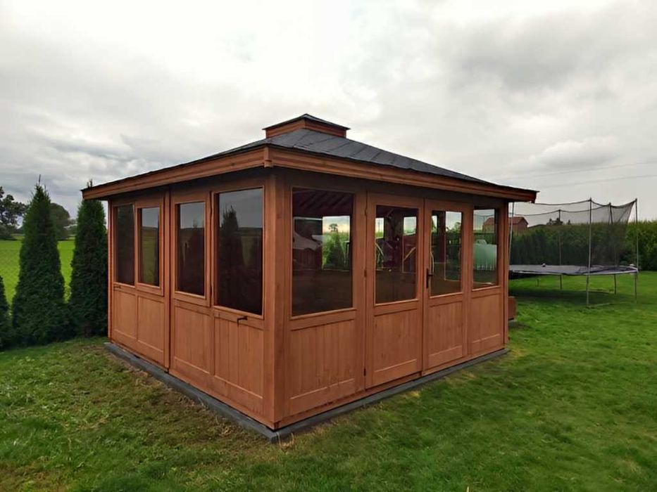 Altana 23 Ogrodowa 4x4 Szklana | Z Gontem i Impregnacją od PRODUCENTA