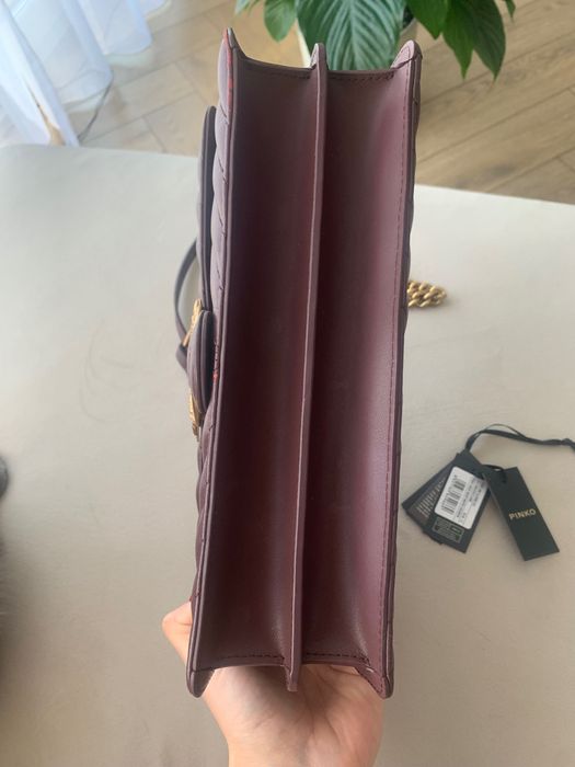 Torebka Pinko bordowa