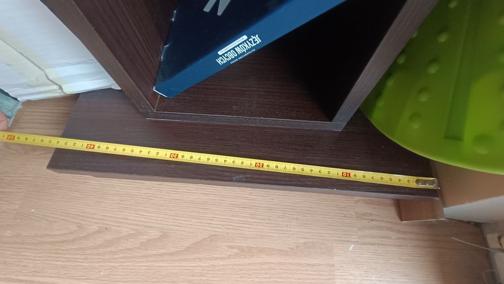 regał stojak na płyty CD, wenge
