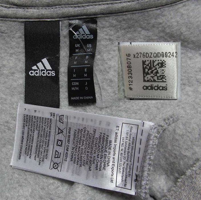 ADIDAS _ m sid fz _ original hoodie _ full zip _ bluza M _ nowa