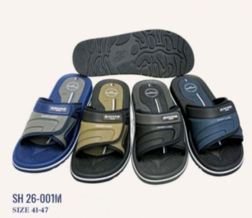 Шлёпанцы мужские САХАБ (SAHAB) на липучке