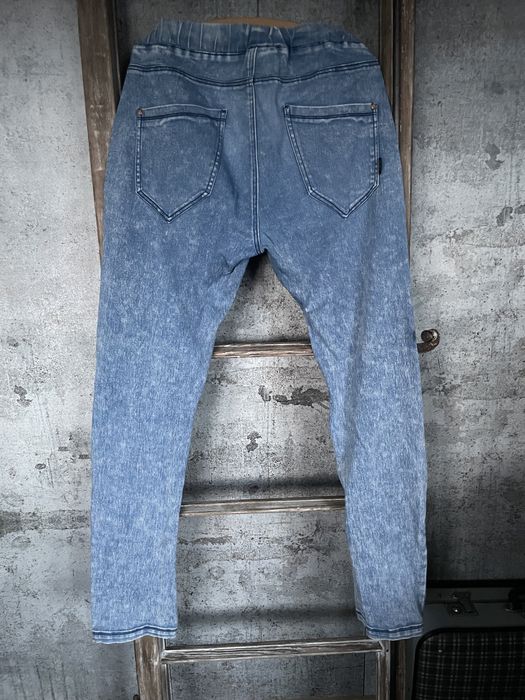 Spodnie CROPP jeansno-niebie jeansowe W 34 L 32