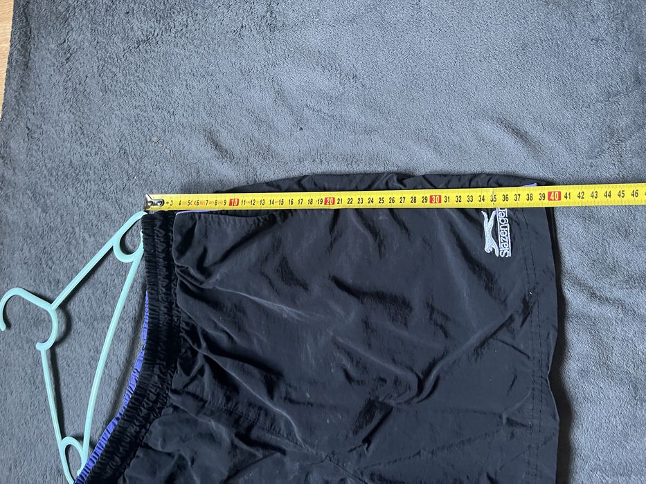 Slazenger oryginał spodenki szorty sportowe czarne M/L  z logo