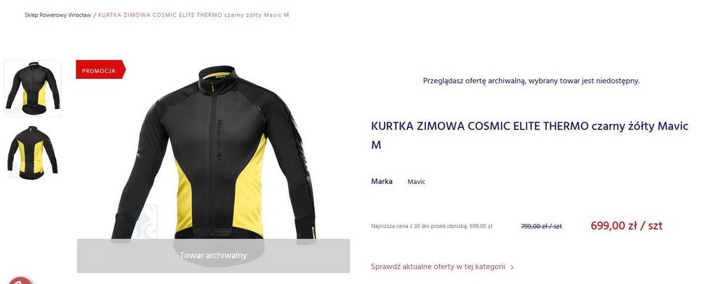kurtka termiczna Mavic Cosmic Elite Thermo LS