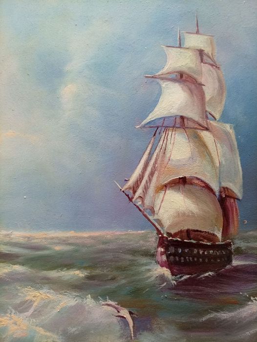 Картина "Парусник"