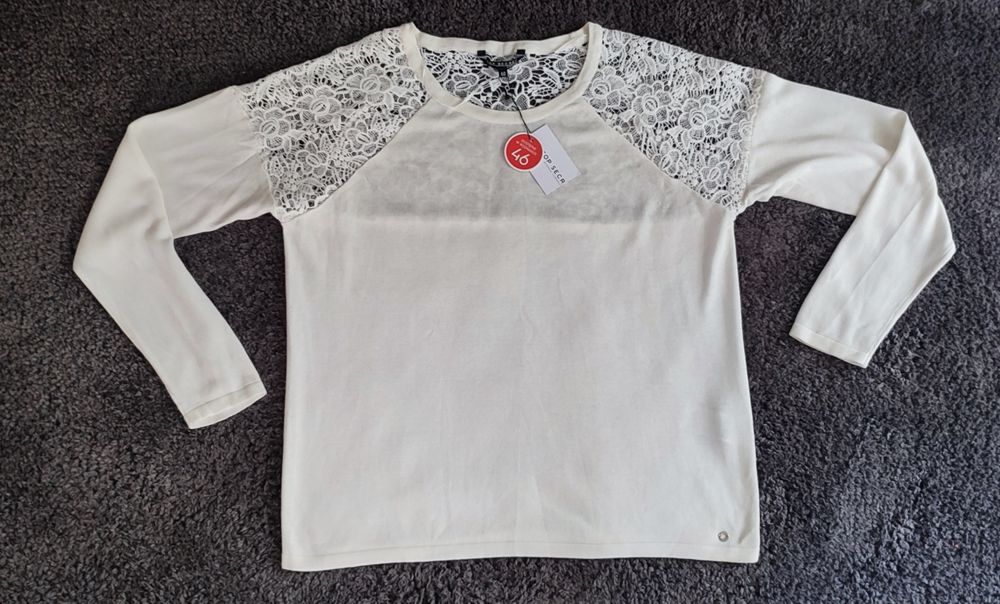 Biały sweter Top Secret
