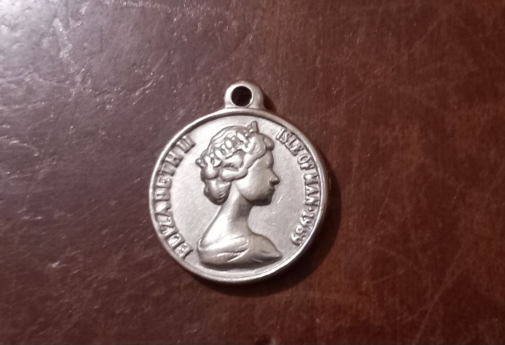 Moeda/medalha da Isabel 2 de 1989
