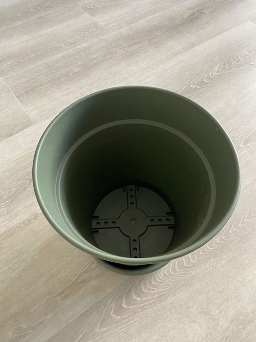 Vaso de plástico 27CM verde