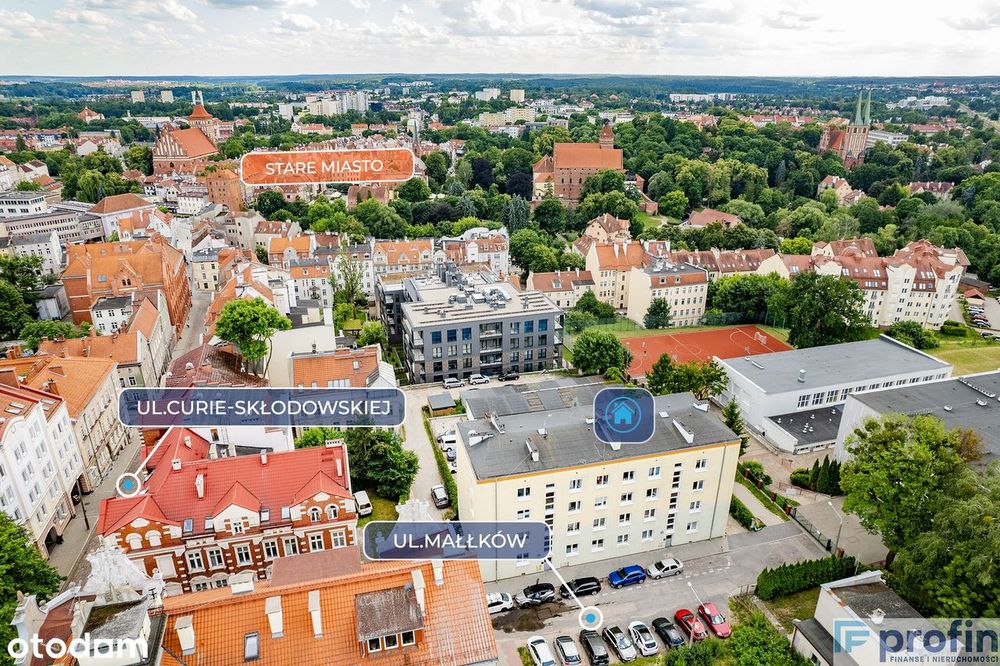 Mieszkanie 3 pokoje z garażem w cenie - blisko Stare Miasto Olsztyn