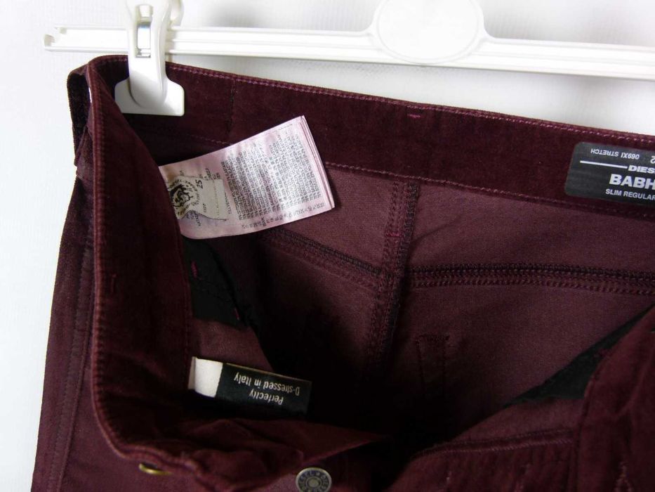 Diesel Babhila slim burgund W25 / L32 z metką