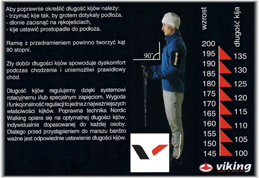 Nowe Kijki VIKING KUBE PRO Nordic Walking 66-135cm W-wa Ursynów