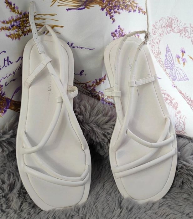 Rover island sandałki białe 40