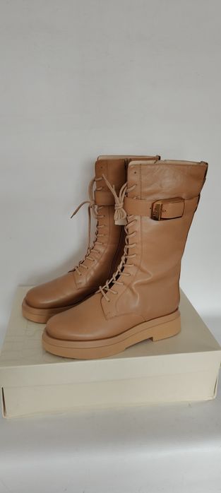 NOWE botki kozaki damskie skórzane ocieplane Högl Debbie rozmiar 40