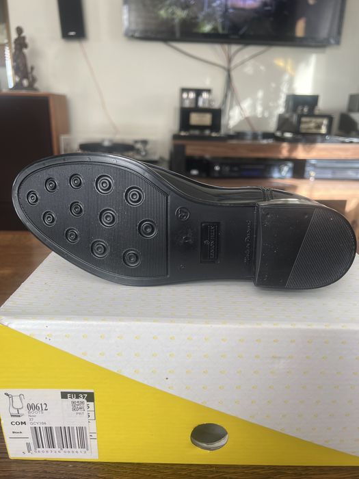 Botki damskie lakierki 37