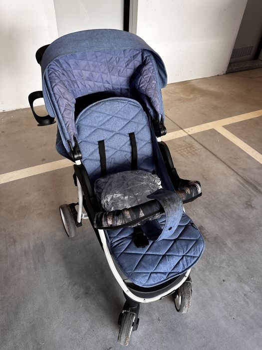 Wozek spacerowy rozkladany do pozycji lezacej