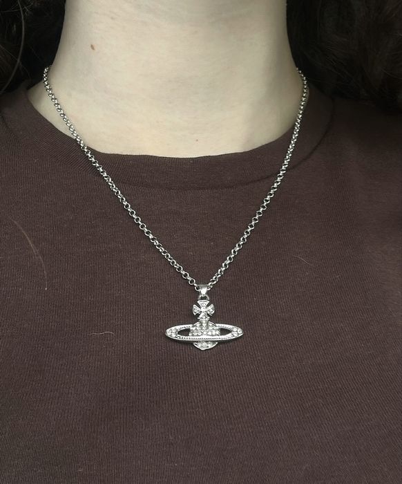 Браслет Vivienne Westwood / Браслет з підвіскою - планета / Ланцюг на руку Вів'єн Вествуд / Кулон Вівен Вествуд срібний новий