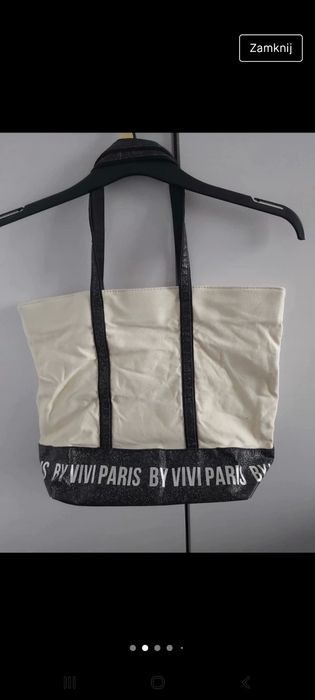 Biała shopperka vivi by paris