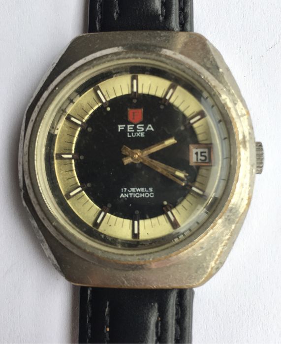 Relógio FESA Luxe mecânico antigo