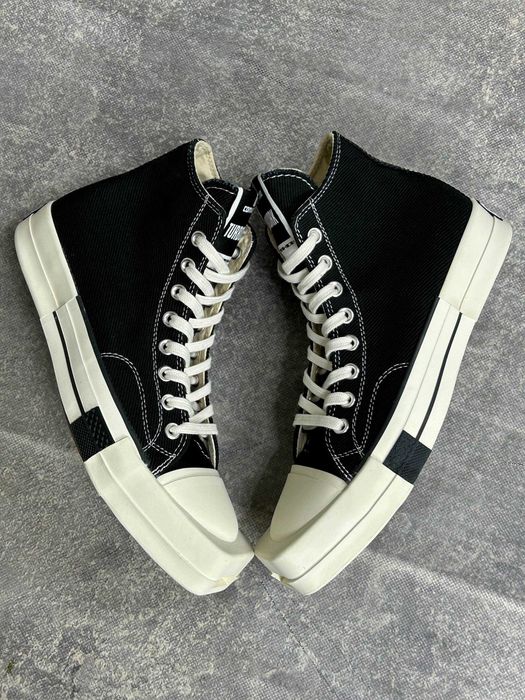 Converse x Rick Owens DRKSHDW TURBODRK black чорні кеди кеды