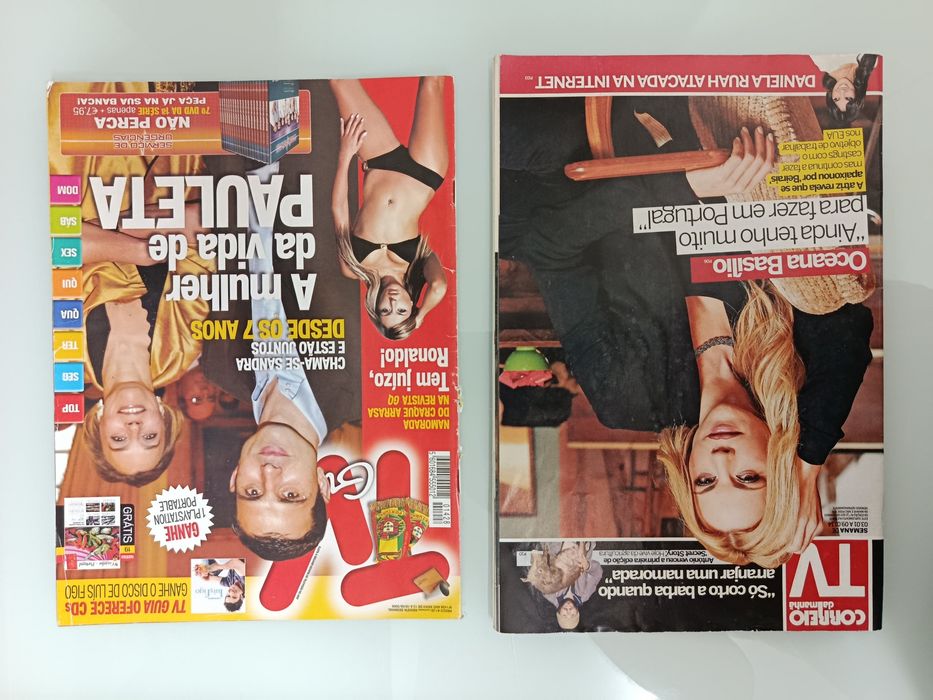 Revistas TV Guia, TV 7 Dias e CM tv