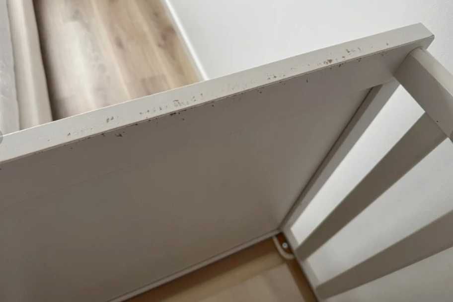 Łóżeczko dziecięce biały Ikea Sundvik 60x120 materac