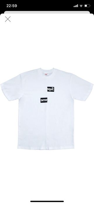 Supreme x Comme des Garcons Box Logo Tee