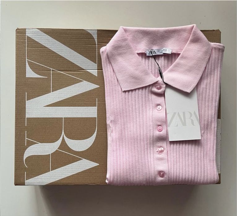 Поло рожеве zara