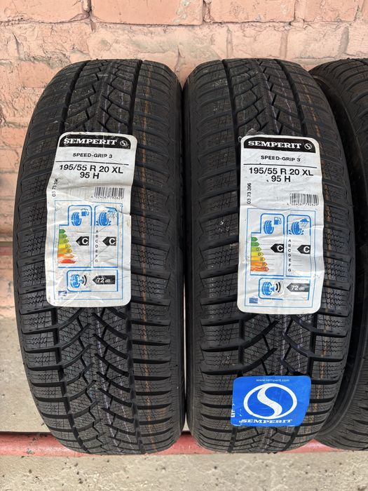 Комплект Зимових НОВИХ шин 195/55R20 XL Semperit