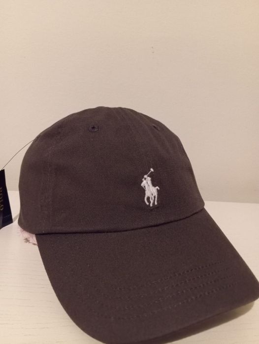Boné cinza Ralp Lauren