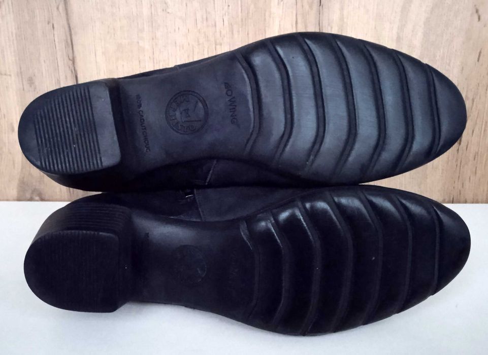 Французькі ботильйони, демі черевики, напівчеревики нубук, р. 40.5