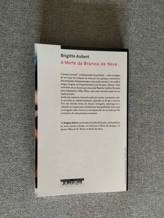 Livro "A morte da Branca de Neve" de Brigitte Aubert