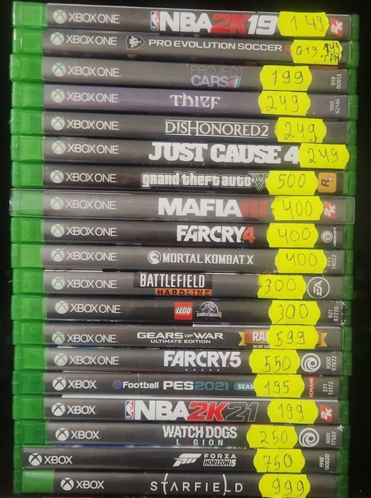 Ігри playstation 4/3/2 Xbox one/360 psp стан дуже хороший ціна за  лот