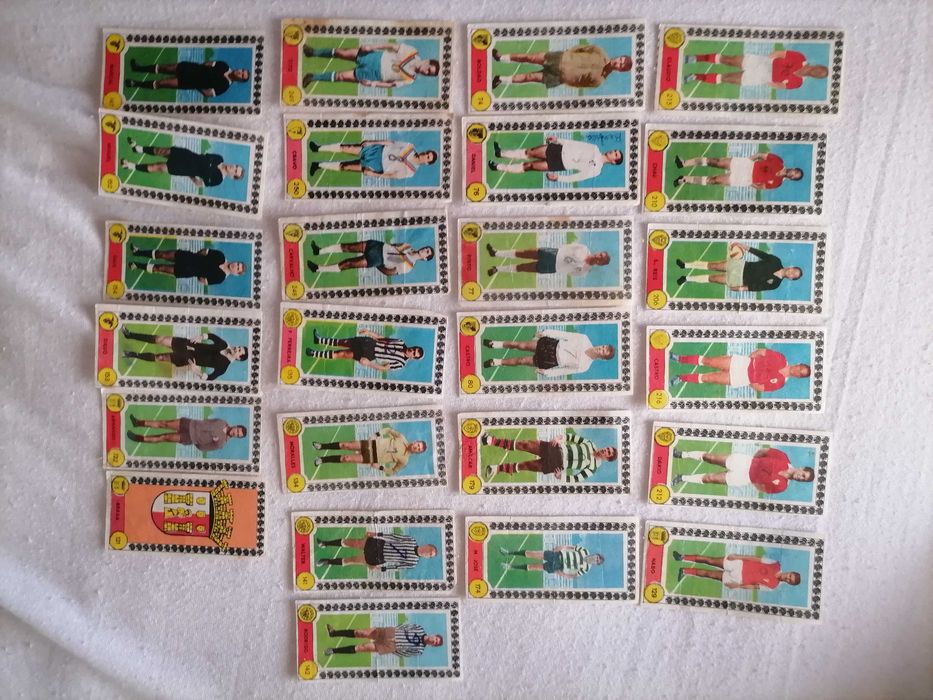Cromos Caramelos ASES DO FUTEBOL 1965 /66 A Francesa