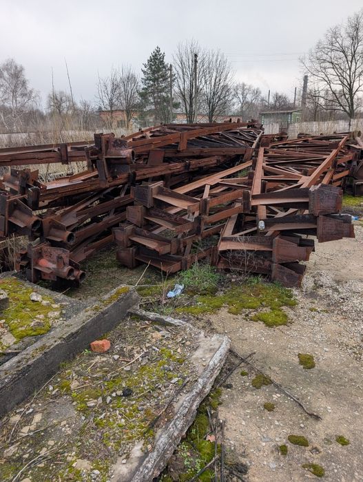 Продаж трикутних металевих ферм.(Ангар)