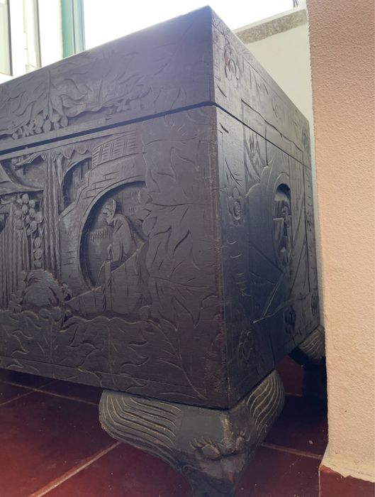 Baú Madeira Massiça