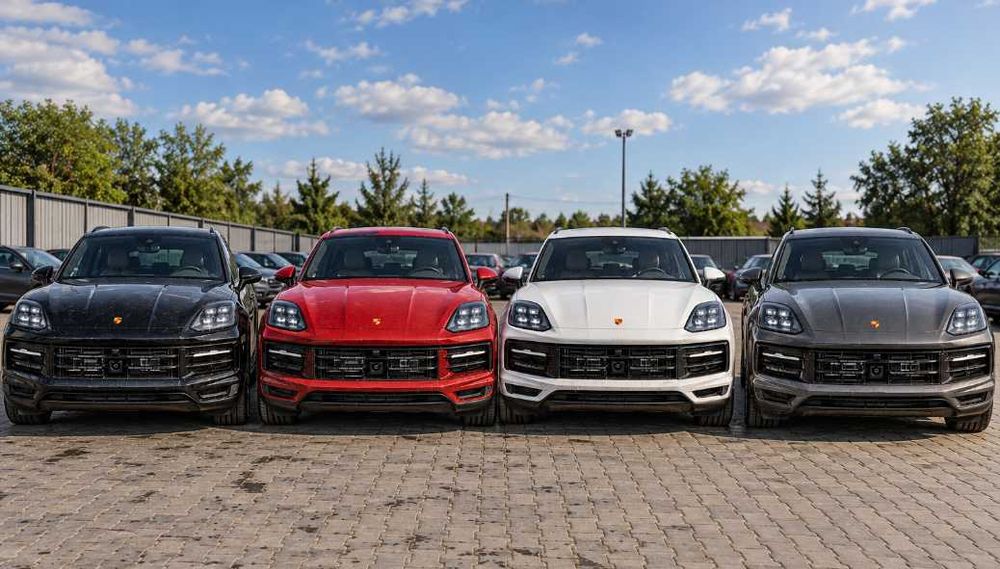 Porsche Cayenne 2023+  порш каен  передний и задний бампер  РАЗБОРКА