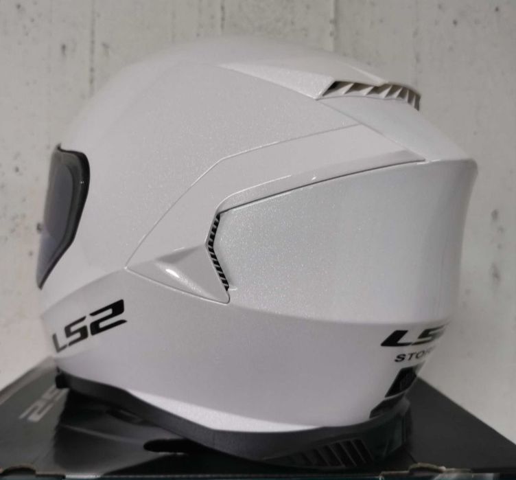 Capacete LS2 FF 800 Storm Branco Brilhante ( M )( NOVO )