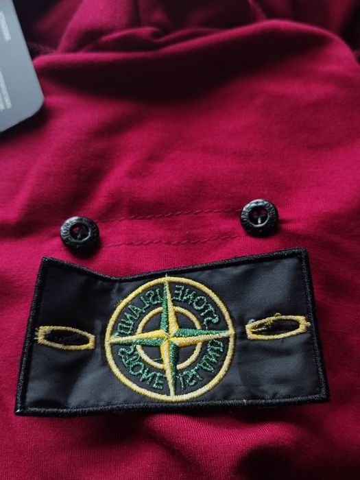 АКЦІЯ! Кофта stone island Темна-Червона | Бордова Зіп-худі Стон Айленд | Зіпка Стонік