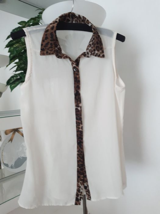 SELECT elegancka bluzka koszula biurowa mgiełka M 38