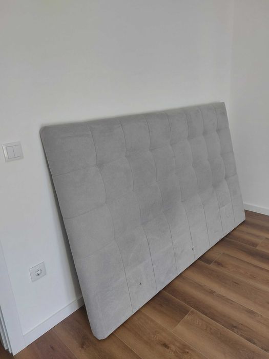 Cama 180x200cm: cabeceira e sommier com estrado elevatório (sem colchão)
