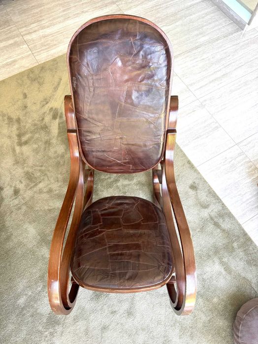 70s design Italian bentwood rocking chair