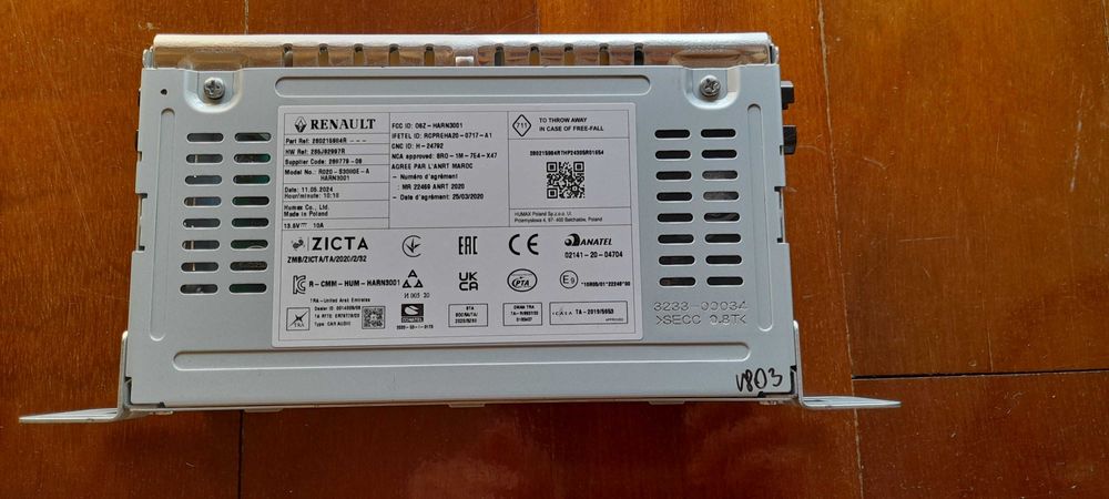 Rádio Dacia Jogger como novo, da Renault