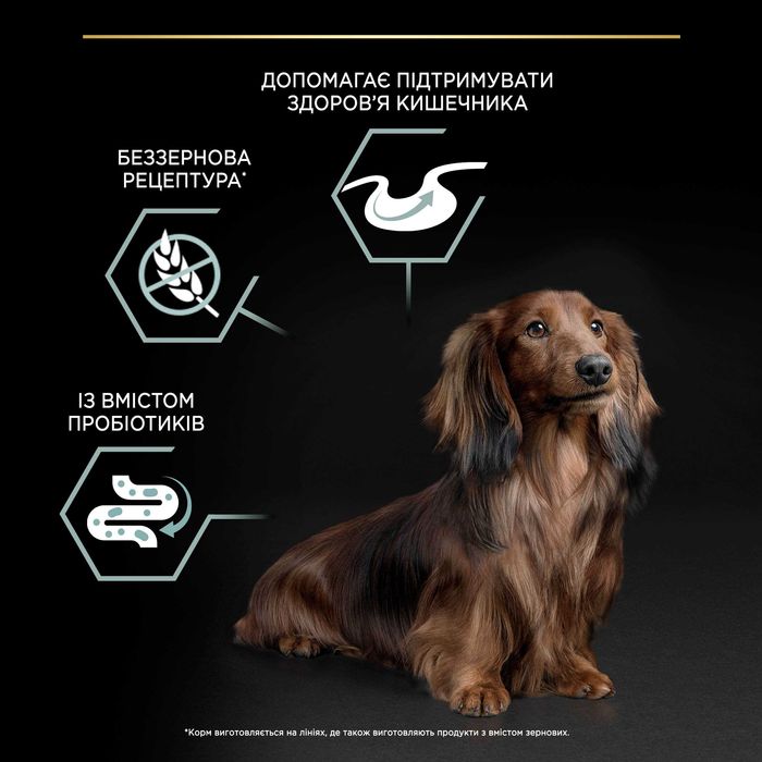 Pro Plan Small&Mini з індиком беззерновий 2,5 кг для собак малих порід