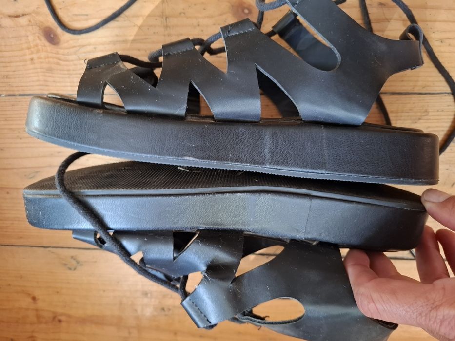 Primark sandały na platformie, rzymianki 37