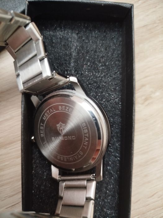 Zegarek Męski BINBOND Magnetyczny Kwarcowy +Bransoleta