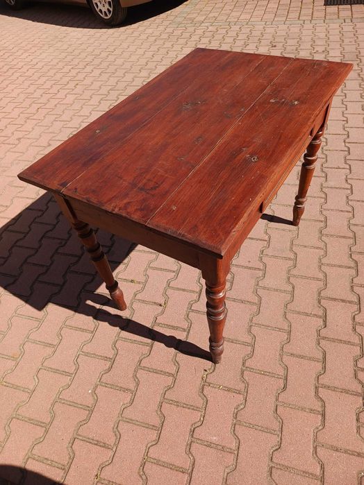 stół zabytkowy dębowy