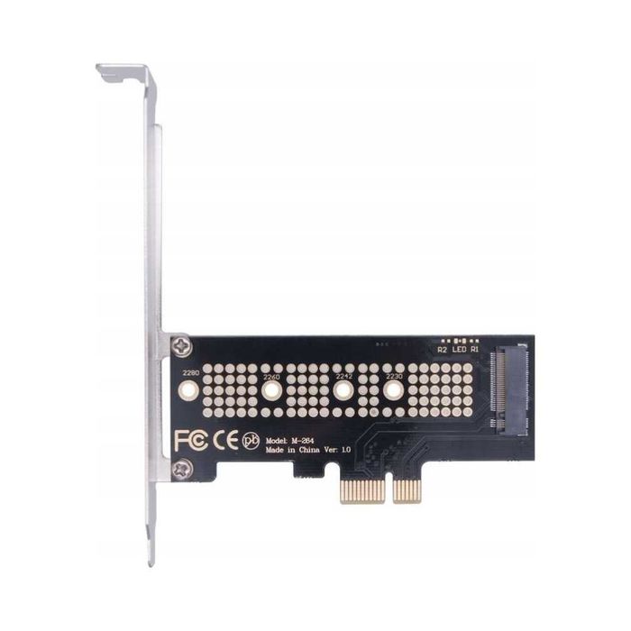Przejściówka Adapter dysku|M2 NVMe do PCIe 4.0 x1| Fenvi