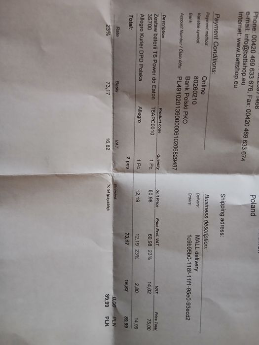 Zasilacz UPS Eaton 3s 700