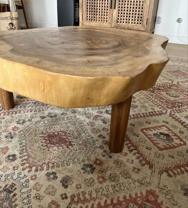 Mesa centro Madeira rustica