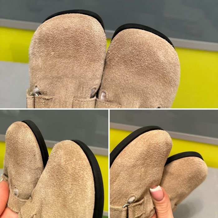 ‼️ хутряні сабо Zara 25 замша ботінки черевики уггі сапожки сапоги